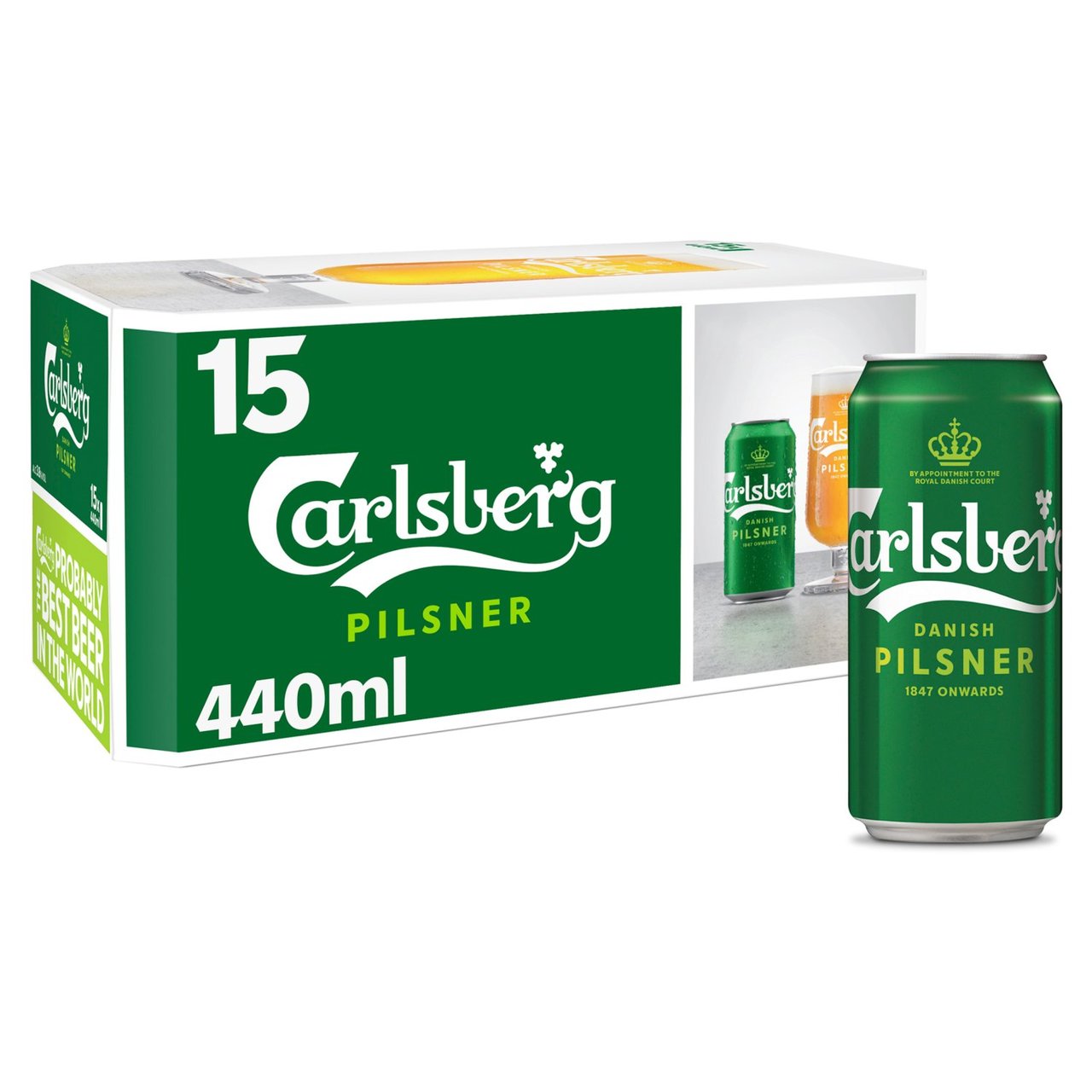 Carlsberg Pilsner Danish Lager Beer Cans