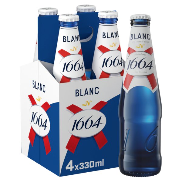 1664 Blanc Premium Lager Beer Bottles