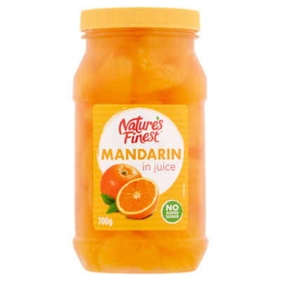 Nature's Finest Mandarins In Juice  700g