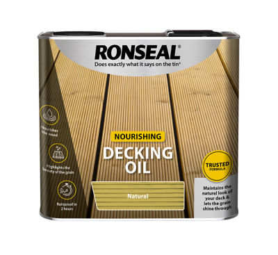 Ronseal Decking Oil Natural 2.5L