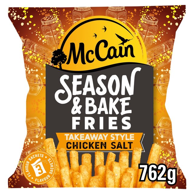 McCain Season And Bake Fries Chicken Salt  762g