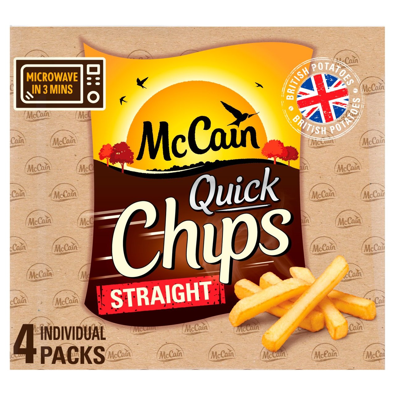 McCain Microwave Quick Chips Straight Cut 