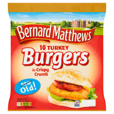 Bernard Matthews Crispy Crumb Turkey Burgers