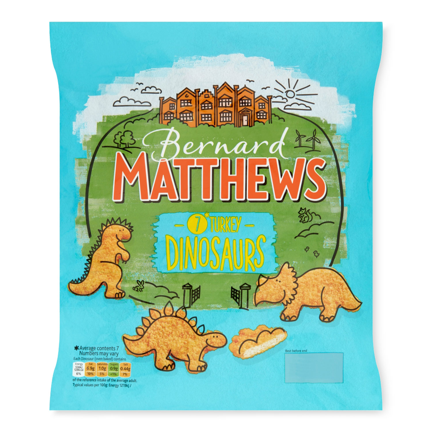 Bernard Matthews 7 Turkey Dinosaurs 350g