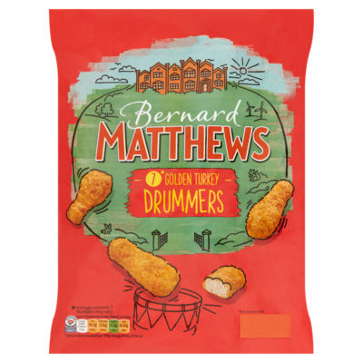 Bernard Matthews Golden Turkey Drummers 350g