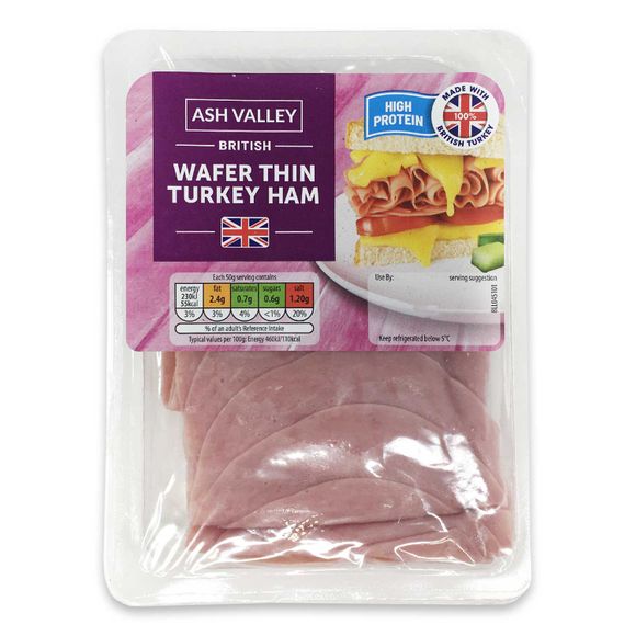 Ash Valley Wafer Thin Turkey Ham 140g