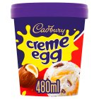 Cadbury Creme Egg Ice Cream Tub 480ml