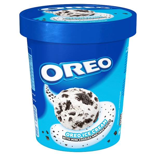 Oreo Vanilla Flavour Ice Cream with Oreo Biscuit Pieces