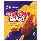 Cadbury Crunchie Blast Ice Cream 4x100ml