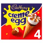 Cadbury Creme Egg Ice Cream Cones 4x100ml