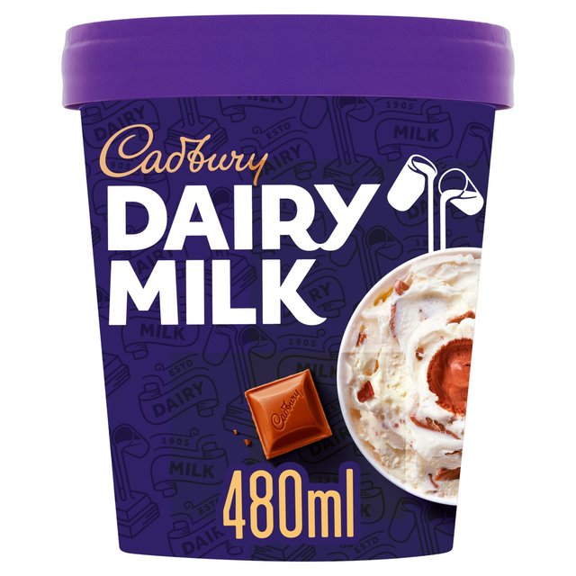 Cadbury Dairy Milk Ice Cream Tub 480ml