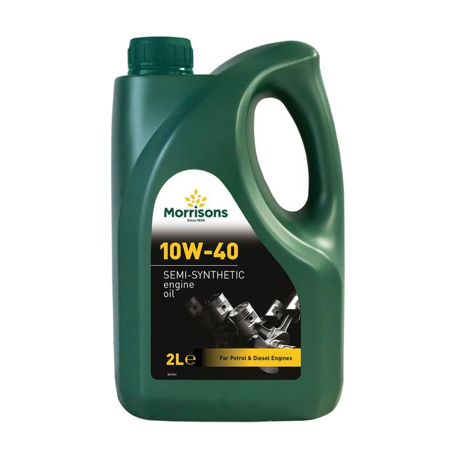 Morrisons 10W/40 Semi-Synth Oil 2L