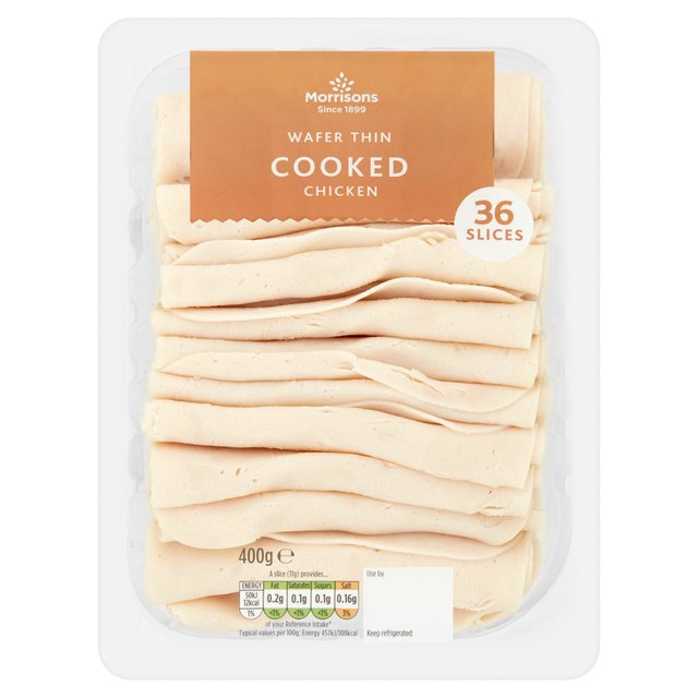 Morrisons Wafer Thin Cooked Chicken 400g