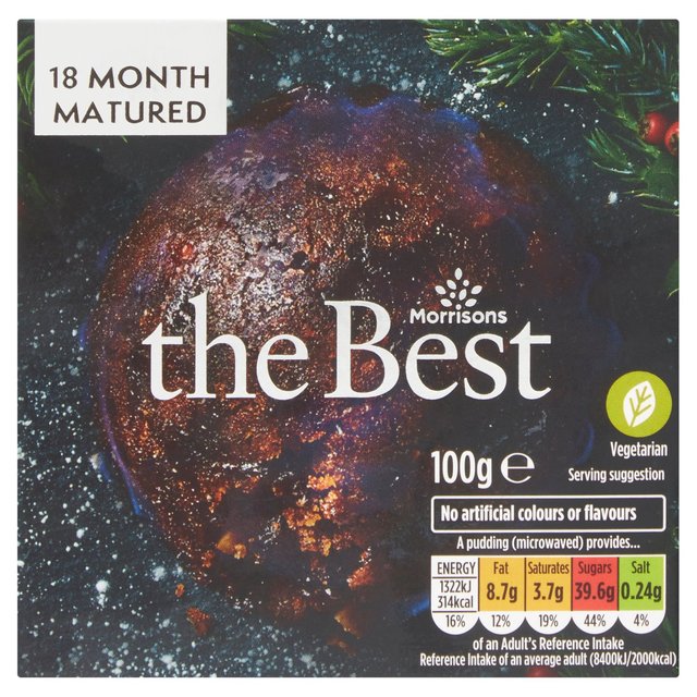 Morrisons The Best 18 Month Matured Christmas Pudding 100g