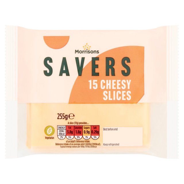 Morrisons Savers 15 Cheese Slices  255g