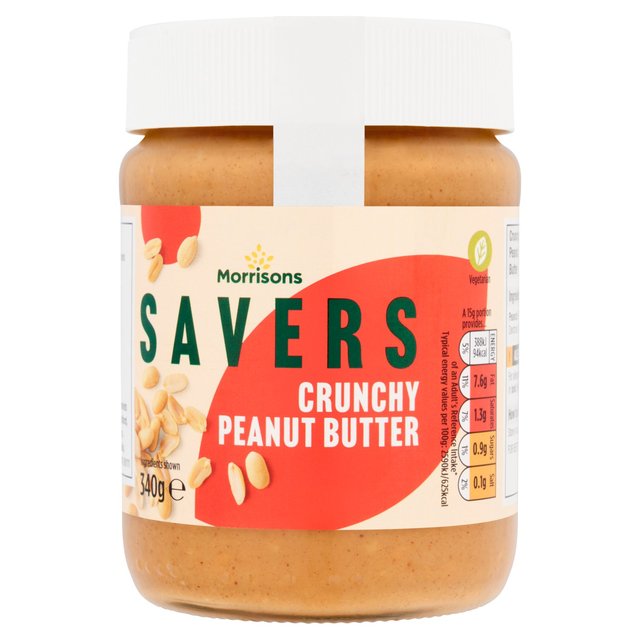 Morrisons Savers Crunchy Peanut Butter 340g