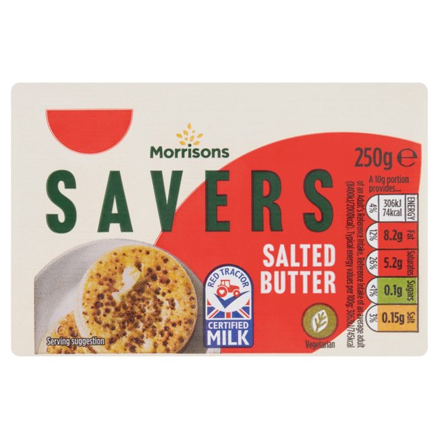 Morrisons Savers Salted Butter 250g