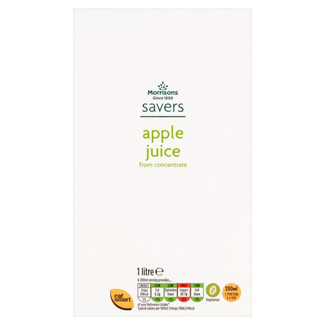 Morrisons Savers Apple Juice from Concentrate  1L