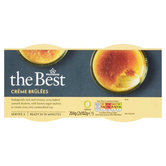 Morrisons The Best Creme Brulees 2 x 101g