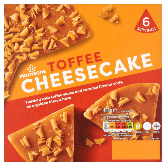 Morrisons Toffee Cheesecake 400g