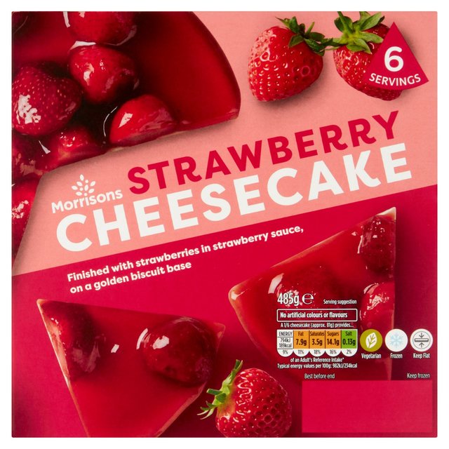 Morrisons Strawberry Cheesecake 485g