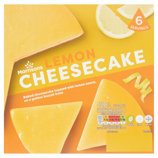 Morrisons Lemon Cheesecake 470g