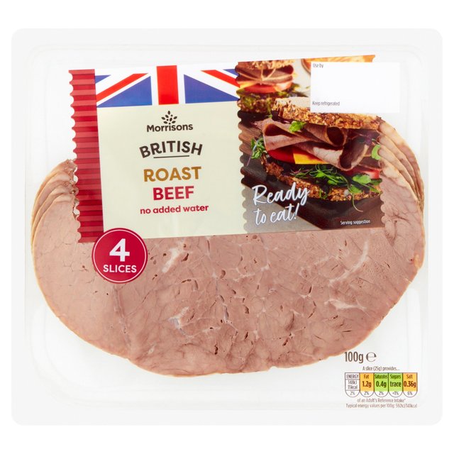 Morrisons British Roast Beef  100g