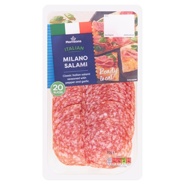 Morrisons Italian Salami Milano 80g