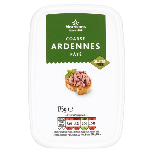 Morrisons Coarse Ardennes Pate Tub 175g