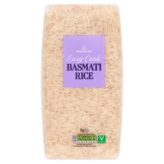 Morrisons Easy Cook Basmati Rice 1kg