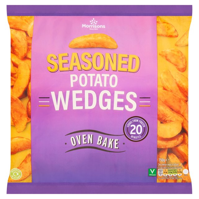  Morrisons Seasoned Fried Wedges 750g