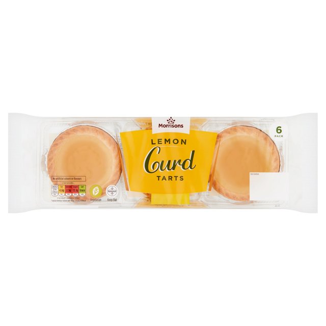 Morrisons Lemon Curd Tarts 6 per pack