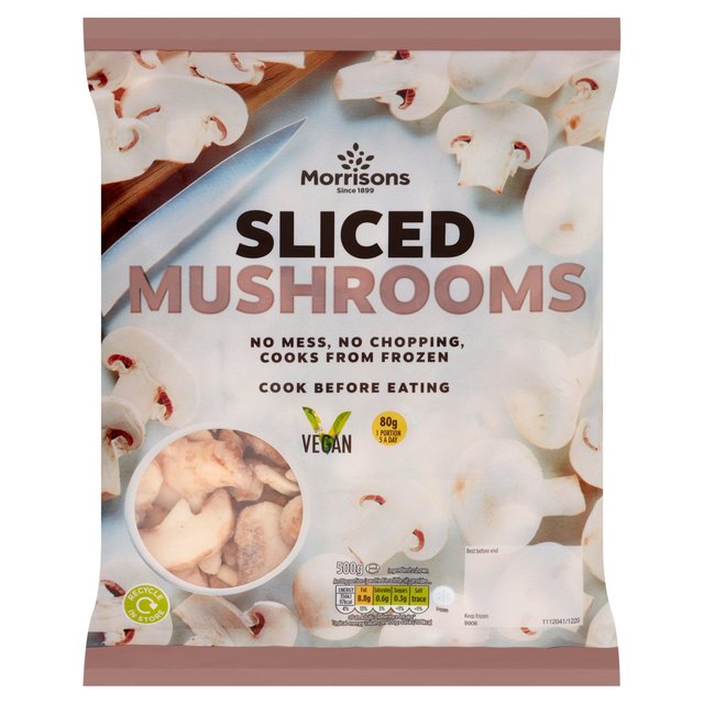 Morrisons Sliced Mushrooms  500g