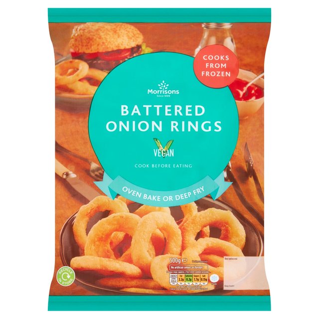 Morrisons Battered Onion Rings 500g