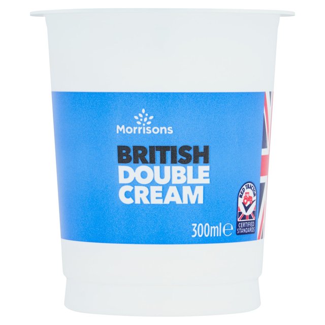 Morrisons British Double Cream 300ml