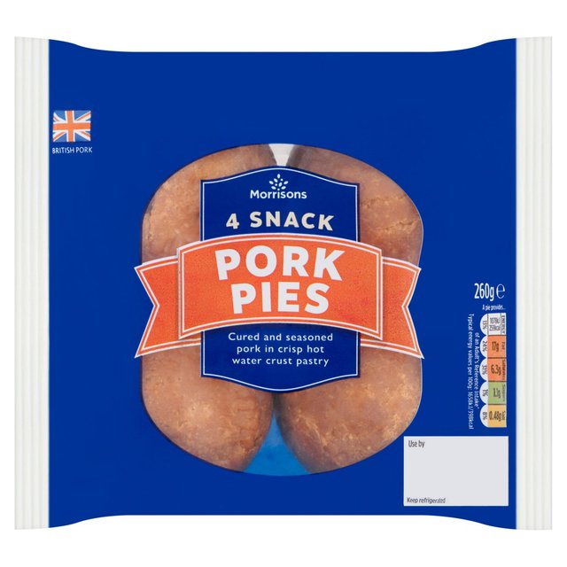 Morrisons Snack Pork Pies 260g