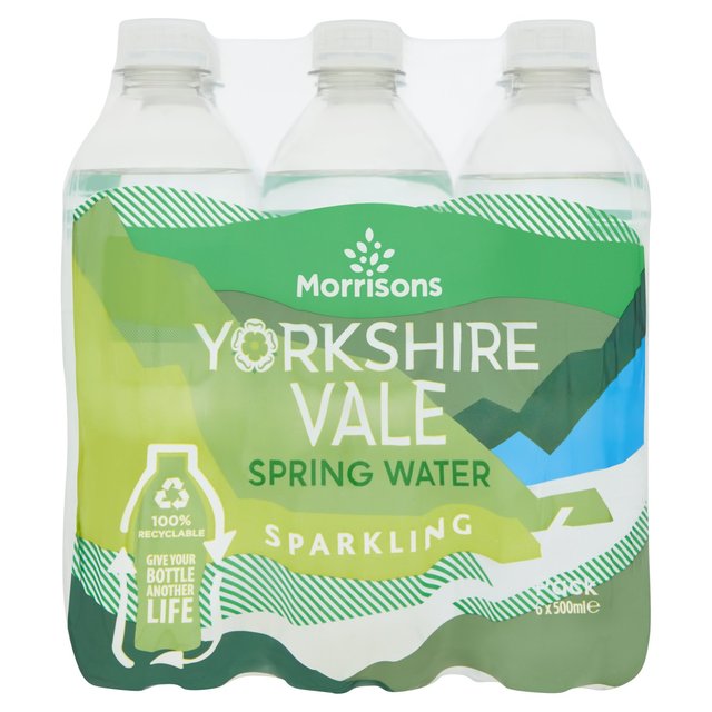 Morrisons Sparkling Spring Water 6 x 500ml