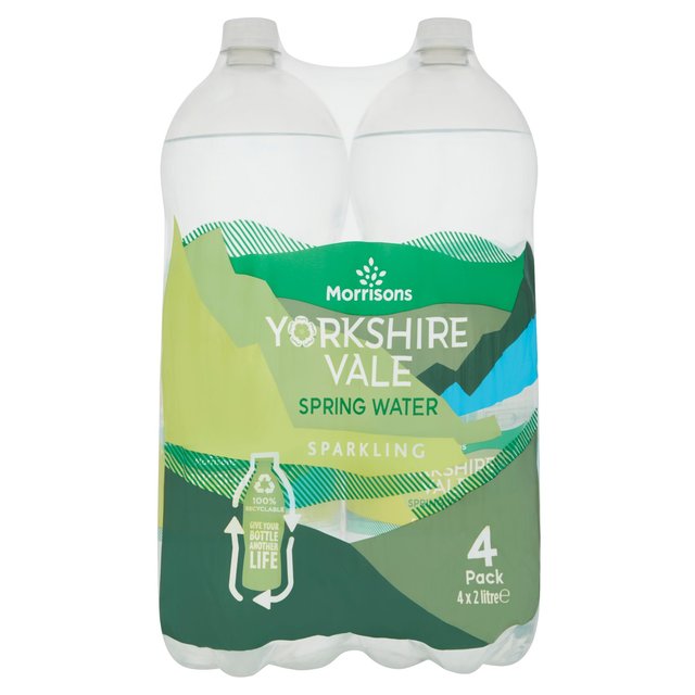 Morrisons Sparkling Spring Water 4 x 2L