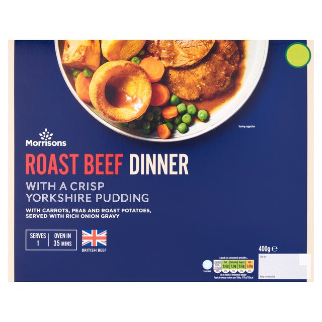 Morrisons Traditional Roast Beef Dinner 400g