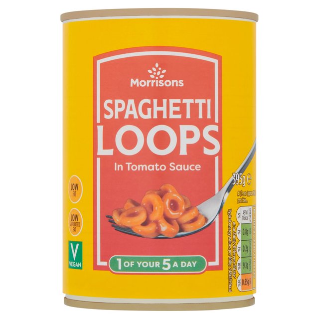 Morrisons Spaghetti Loops in Tomato Sauce 395g