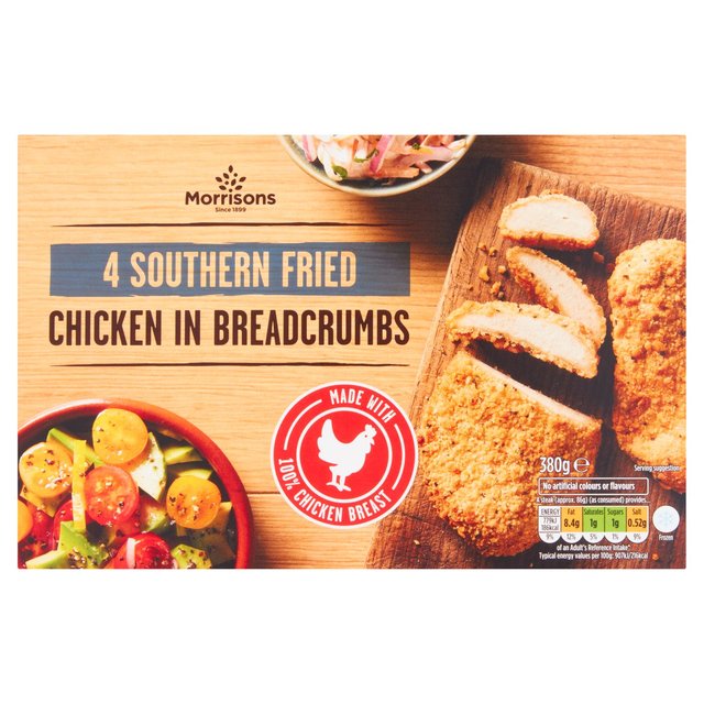 Morrisons 4 Southern Fried Chicken Steaks 4 x 95g