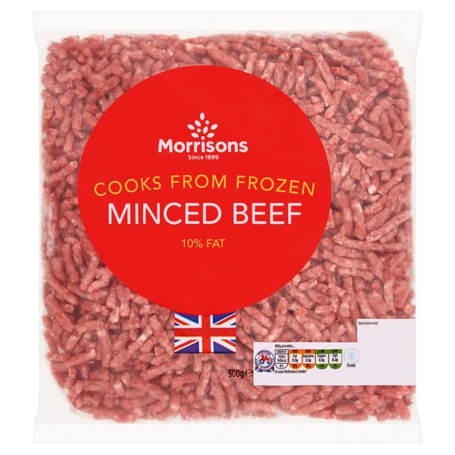 Morrisons Minced Beef 10% Fat 500g