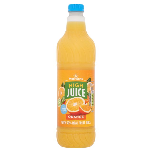 Morrisons No Added Sugar Orange High Juice Squash  1L