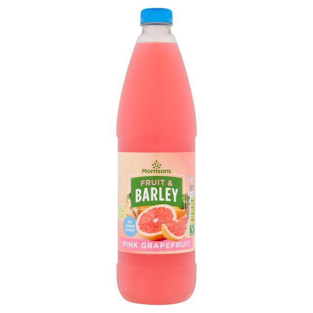 Morrisons No Added Sugar Pink Grapefruit Fruit & Barley Squash 1L