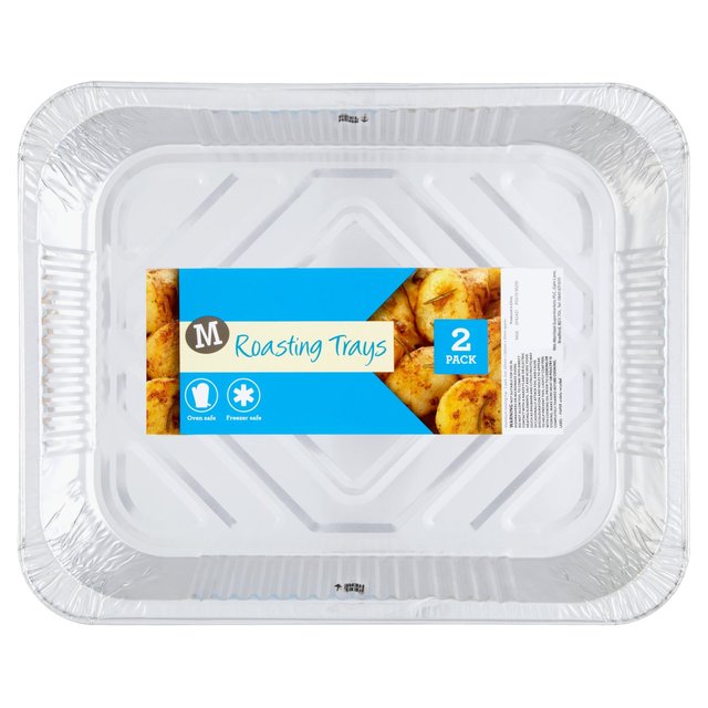 Morrisons Small Roasting Trays 2 Pack 2 per pack