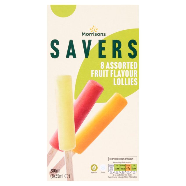 Morrisons Savers Ice Lollies 8 x 35ml