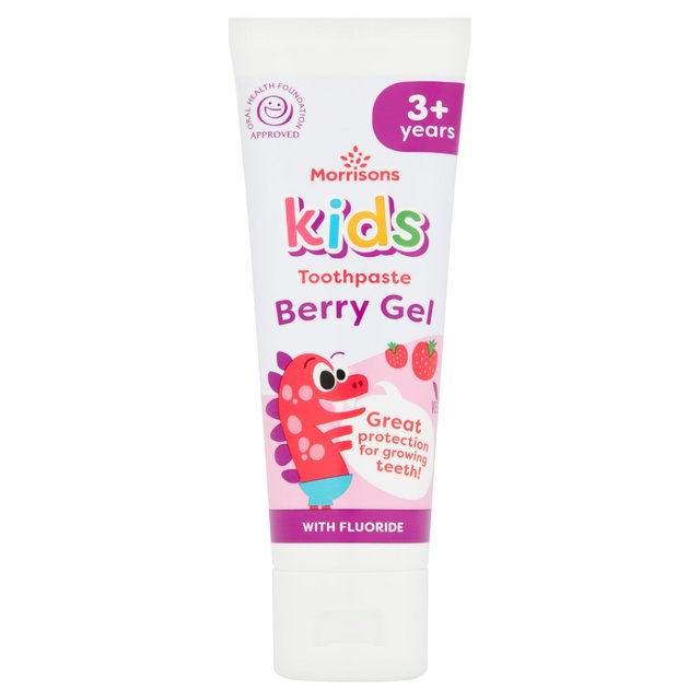 Nutmeg Kids 3+ Years Berry Stripe Toothpaste  75ml