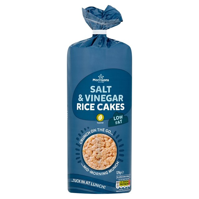 Morrisons Salt and Vinegar Rice Cakes 129g