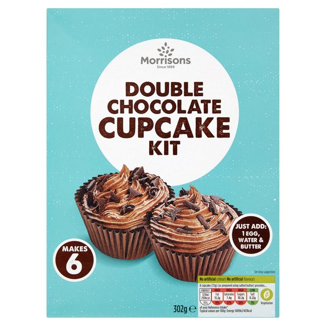 Morrisons Double Chocolate Cupcake Kit 302g