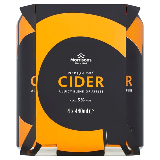 Morrisons Cider Cans 4 x 440ml